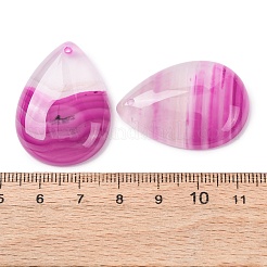 Natural Banded Agate/Striped Agate Pendants&nbsp;G-Z113-04