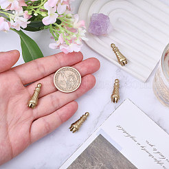 4Pcs Brass Cord Ends&nbsp;KK-CA0003-73B