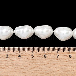 Electroplate Opaque Glass Imitation Pearl Beads Strands&nbsp;EGLA-H113-08A