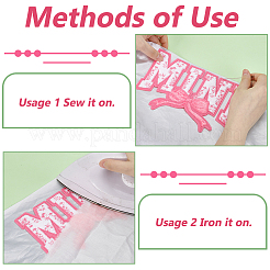 Polyester Iron on/Sew On Patches&nbsp;DIY-WH0593-02A