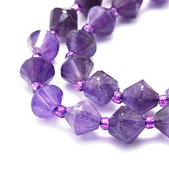 Natural Amethyst Beads Strands&nbsp;G-E569-C16