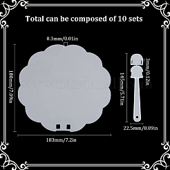 10Pcs PVC Hand Held Fan&nbsp;DIY-SP0002-51B