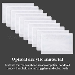 30Pcs Ultra Thin PVC Magnifying Lenses Bookmark&nbsp;AJEW-SP0002-34