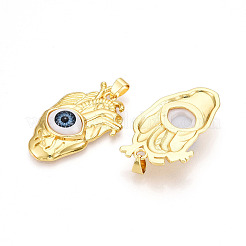 Brass Resin Pendants&nbsp;KK-T070-98