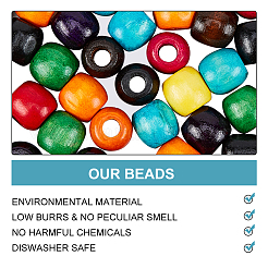 Natural Wood Beads&nbsp;WOOD-PH0008-73