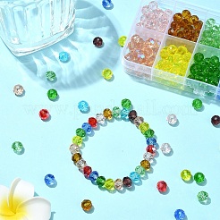 300Pcs 10 Colors Glass Beads Strands&nbsp;EGLA-YW0003-84