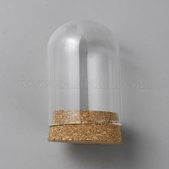Transparent Glass Dome Cover&nbsp;AJEW-WH0314-289D
