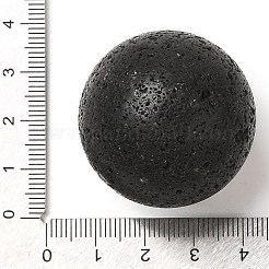 Natural Lava Rock Sphere Beads&nbsp;G-C154-04