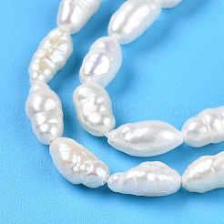 Natural Cultured Freshwater Pearl Beads Strands&nbsp;PEAR-N014-04H