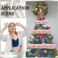 5Pcs 5 Colors Faux Fur Chenille Stick Fabric Roll for Christmas Tree Decor or Wreath Bows Craft&nbsp;FIND-CY0001-23