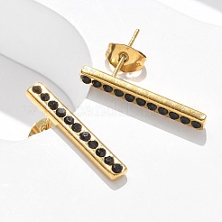 304 Stainless Steel Stud Earrings&nbsp;EJEW-F361-05G