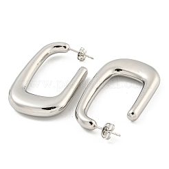Rack Plating Brass Stud Earrings&nbsp;EJEW-M247-27D-P
