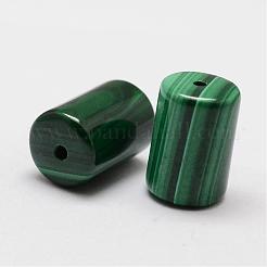 Column Natural Malachite Beads&nbsp;G-I178-01-8x12