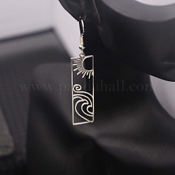 304 Stainless Steel Dangle Earrings&nbsp;WGA6FB3-01