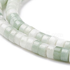 Natural Green Spot Jasper Beads Strands&nbsp;G-L528-13