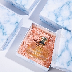 Marble Texture Pattern Paper Cardboard Jewelry Boxes&nbsp;CON-BC0001-18C