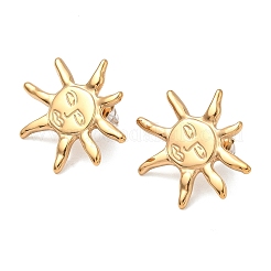 304 Stainless Steel Sun Stud Earrings&nbsp;EJEW-K268-67G