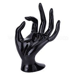 Plastic Ring Display Hand Model&nbsp;RDIS-WH0004-03A-WH