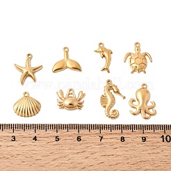 Ocean Theme 201 Stainless Steel Pendants&nbsp;STAS-F348-01C-G