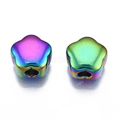 Rack Plating Rainbow Color 304 Stainless Steel Beads&nbsp;STAS-S119-085