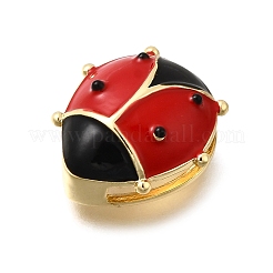 Brass Enamel Watch Band Charms&nbsp;KK-Z125-16B-G