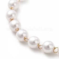 Plastic Imitation Pearl Beaded Bracelets&nbsp;BJEW-P292-04G