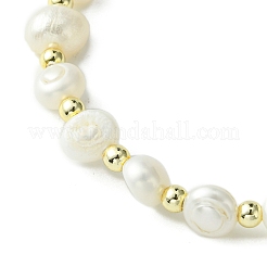 Natural Pearl Beaded Stretch Bracelets&nbsp;BJEW-JB10134