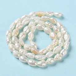 Natural Keshi Pearl Beads Strands&nbsp;PEAR-E018-66