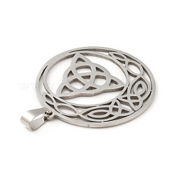 Non-Tarnish 201 Stainless Steel Pendants&nbsp;STAS-D190-12P