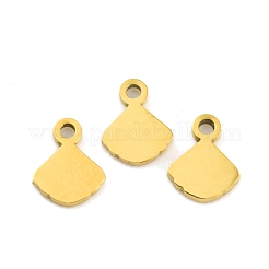 Ion Plating(IP) 304 Stainless Steel Charms&nbsp;STAS-D051-52G
