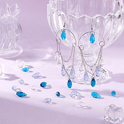 80Pcs 8 Styles Transparent Glass Beads&nbsp;EGLA-GA0001-30