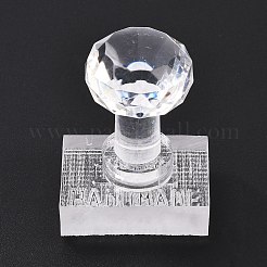Clear Acrylic Soap Stamps with Big Handles&nbsp;DIY-XCP0003-88B