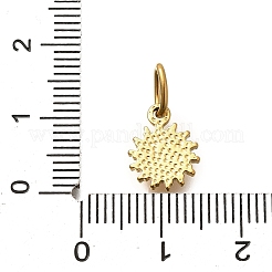 304 Stainless Steel Rhinestone Charms&nbsp;STAS-M109-02G