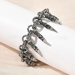 304 Stainless Steel Charm Bracelets&nbsp;BJEW-D385-02AS