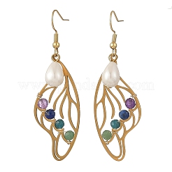 201 Stainless Steel Dangle Earrings for Women&nbsp;EJEW-JE07501-01