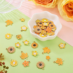 40Pcs 10 Styles Alloy Enamel Charms&nbsp;ENAM-TA0003-99