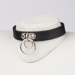 Punk Rock Style Cowhide Leather Choker Necklaces&nbsp;X-NJEW-D287-06