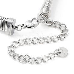 304 Stainless Steel Mesh Chain Choker Necklaces for Women&nbsp;NJEW-U012-03P-02