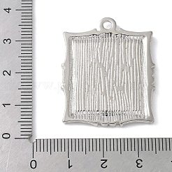 Brass Brass Pendant Cabochon Settings&nbsp;KK-V005-02P-03