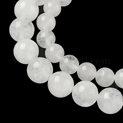 Natural White Jade Bead Strands&nbsp;G-G666-07A