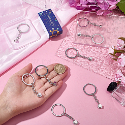 10Pcs Iron Split Key Rings&nbsp;FIND-SC0023-65