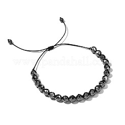 Non-magnetism Hematite Bradided Bead Bracelets for Women Men&nbsp;ZJ6081-2