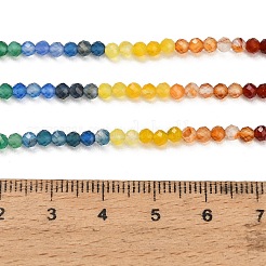 Gradient Color Natural Agate Beads Strands&nbsp;GG-CBA4399-A04-01B