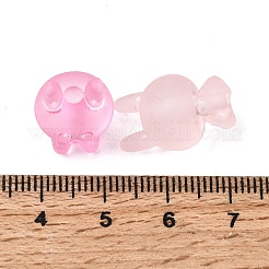 Frosted Transparent Acrylic Beads&nbsp;FACR-C001-01H