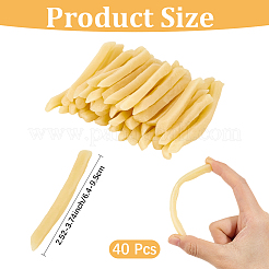 40Pcs PVC Imitation Food French Fries&nbsp;AJEW-CN0007-08