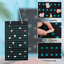 3Pcs 3 Styles Felt Wall-Mounted Jewelry Hanging Rolls&nbsp;AJEW-OC0005-49