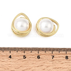 Imitation Glass Pearl Pendants&nbsp;KK-L189-25G