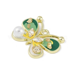 Rack Plating Alloy Enamel Pendants&nbsp;FIND-I038-13E