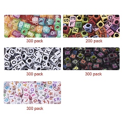 DIY 6mm Cube Bead Stretch Bracelet Kits for Children's Day&nbsp;DIY-YW0001-82
