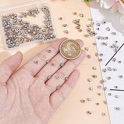 250Pcs 5 Styles 201 Stainless Steel Beads&nbsp;STAS-UN0061-48